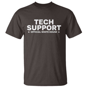 Tech Support T Shirt Elon Musk's Doge Official White House TS10 Dark Chocolate Print Your Wear