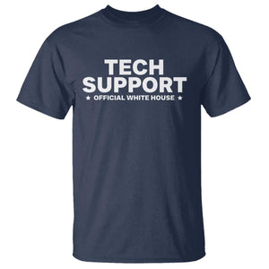 Tech Support T Shirt Elon Musk's Doge Official White House TS10 Navy Print Your Wear