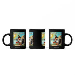 He is Rizzen Coffee Mug Funny Jesus Skateboarding Christian Meme TS10 Print Your Wear