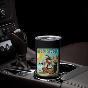He is Rizzen Tumbler Cup Funny Jesus Skateboarding Christian Meme TS10 Print Your Wear