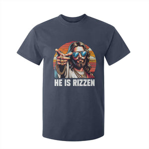 He is Rizzin T Shirt For Kid Funny Jesus Vintage Faith TS10 Navy Print Your Wear