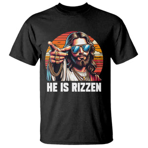 He is Rizzin T Shirt Funny Jesus Vintage Faith TS10 Black Print Your Wear