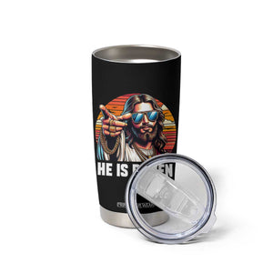 He is Rizzin Tumbler Cup Funny Jesus Vintage Faith TS10 Print Your Wear