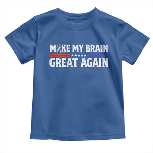 Funny Brain Surgery Recovery Toddler T Shirt Make My Brain Great Again Gray Ribbon TS10 Royal Blue Print Your Wear