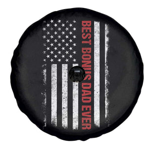 Best Effin Bonus Dad Ever Spare Tire Cover Funny Stepdad American Flag TS10 Print Your Wear