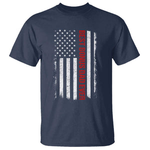 Best Effin Bonus Dad Ever T Shirt Funny Stepdad American Flag TS10 Navy Print Your Wear