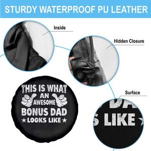 Funny Stepdad Spare Tire Cover This Is What An Awesome Bonus Dad Looks Like TS10 Print Your Wear