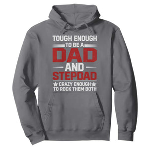 Bonus Dad Hoodie Dad And Stepdad Fathers Day TS10 Charcoal Print Your Wear