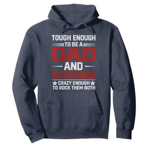 Bonus Dad Hoodie Dad And Stepdad Fathers Day TS10 Navy Print Your Wear