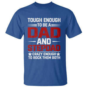 Bonus Dad T Shirt Dad And Stepdad Fathers Day TS10 Royal Blue Print Your Wear