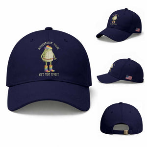 Funny Frog LGBTQ Baseball Cap Misgenderin Folks Aint Very Cowboy Pride Rainbow TS10 Baseball Cap Universal Fit Dark Blue Print Your Wear