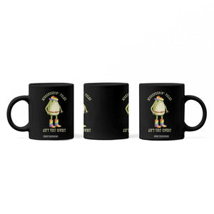Funny Frog LGBTQ Coffee Mug Misgenderin Folks Aint Very Cowboy Pride Rainbow TS10 Print Your Wear