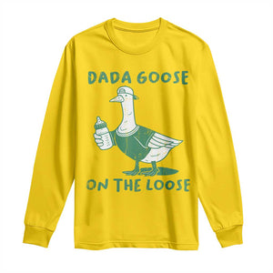 Silly Goose Dad Long Sleeve Shirt New Dad Pregnancy Announcement Fathers Day TS10 Daisy Print Your Wear