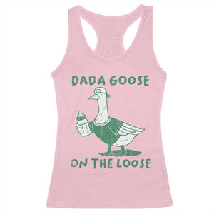 Silly Goose Dad Racerback Tank Top New Dad Pregnancy Announcement Fathers Day TS10 Light Pink Print Your Wear