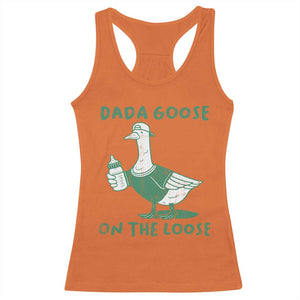 Silly Goose Dad Racerback Tank Top New Dad Pregnancy Announcement Fathers Day TS10 Orange Print Your Wear