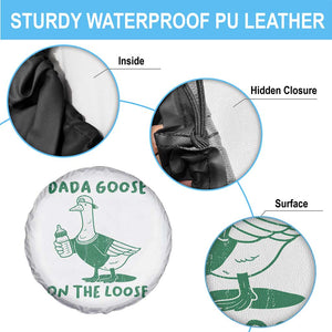 Silly Goose Dad Spare Tire Cover New Dad Pregnancy Announcement Fathers Day TS10 Print Your Wear