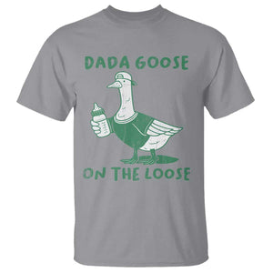 Silly Goose Dad T Shirt New Dad Pregnancy Announcement Fathers Day TS10 Sport Gray Print Your Wear