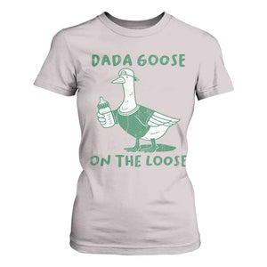 Silly Goose Dad T Shirt For Women New Dad Pregnancy Announcement Fathers Day TS10 Ice Gray Print Your Wear