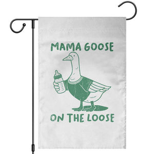 Silly Goose Mom Garden Flag New Mom Pregnancy Announcement Mothers Day TS10 White Print Your Wear