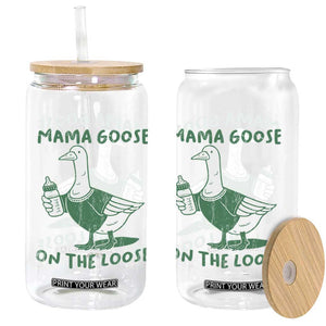 Silly Goose Mom Glass Can New Mom Pregnancy Announcement Mothers Day TS10 Print Your Wear