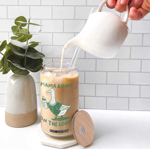 Silly Goose Mom Glass Can New Mom Pregnancy Announcement Mothers Day TS10 Print Your Wear