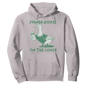 Silly Goose Mom Hoodie New Mom Pregnancy Announcement Mothers Day TS10 Ice Gray Print Your Wear