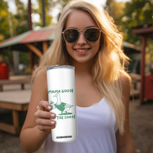 Silly Goose Mom Skinny Tumbler New Mom Pregnancy Announcement Mothers Day TS10 Print Your Wear