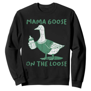 Silly Goose Mom Sweatshirt New Mom Pregnancy Announcement Mothers Day TS10 Black Print Your Wear