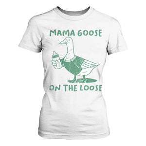 Silly Goose Mom T Shirt For Women New Mom Pregnancy Announcement Mothers Day TS10 White Print Your Wear