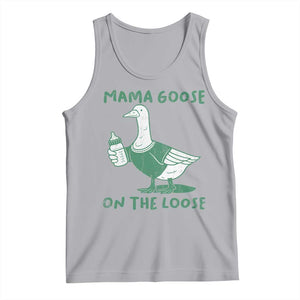 Silly Goose Mom Tank Top New Mom Pregnancy Announcement Mothers Day TS10 Athletic Heather Print Your Wear
