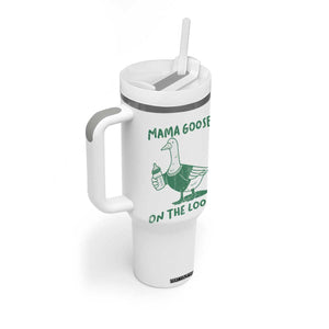 Silly Goose Mom Tumbler With Handle New Mom Pregnancy Announcement Mothers Day TS10 Print Your Wear