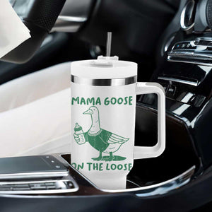 Silly Goose Mom Tumbler With Handle New Mom Pregnancy Announcement Mothers Day TS10 Print Your Wear