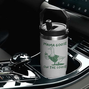 Silly Goose Mom Flip Straw Tumbler New Mom Pregnancy Announcement Mothers Day TS10 Print Your Wear