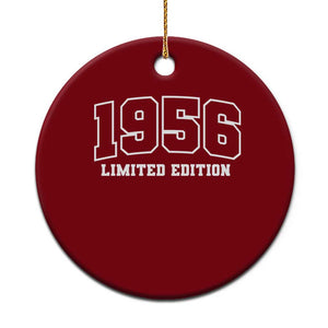 Vintage 1956 Limited Edition Ceramic Ornament 70 Year Old Gift Retro Varsity 70th Birthday TS10 1pc Red Print Your Wear