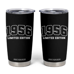 Vintage 1956 Limited Edition Tumbler Cup 70 Year Old Gift Retro Varsity 70th Birthday TS10 Black Print Your Wear