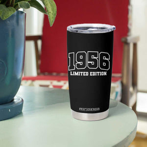 Vintage 1956 Limited Edition Tumbler Cup 70 Year Old Gift Retro Varsity 70th Birthday TS10 Print Your Wear