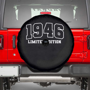 Vintage 1946 Limited Edition Spare Tire Cover 80 Year Old Gift Retro Varsity 80th Birthday TS10 Black Print Your Wear