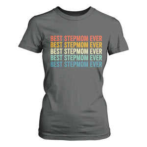 Best Stepmom Ever T Shirt For Women Funny Retro StepMom Bonus Mom TS10 Dark Heather Print Your Wear