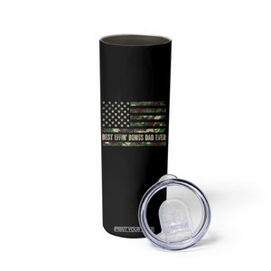 Best Effin Bonus Dad Ever Skinny Tumbler Funny Step Dad Camo American Flag TS10 Print Your Wear