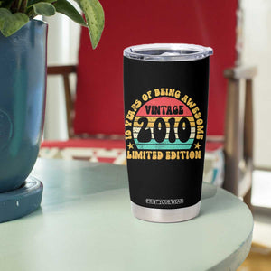 16th Birthday Tumbler Cup Vintage 16yr 2010 Limited Edition 16 Year Old Gift TS10 Print Your Wear