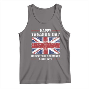 Happy Treason Day Ungrateful Colonials Tank Top Funny 4th of July British Flag