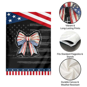 Patriotic Coquette 4th Of July Garden Flag God Bless America TS10 Print Your Wear