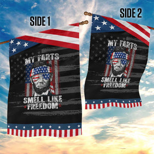 Funny Abe Lincoln 4th Of July Garden Flag My Farts Smell Like Freedom American Flag TS10 Print Your Wear