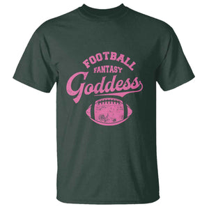 Fantasy Football Goddess T Shirt Sports Party Gifts TS10 Dark Forest Green Print Your Wear