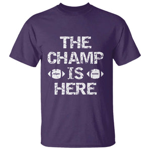 Funny Fantasy Football Champion T Shirt Champ Draft Party Commish FFL TS10 Purple Print Your Wear