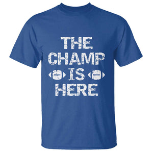 Funny Fantasy Football Champion T Shirt Champ Draft Party Commish FFL TS10 Royal Blue Print Your Wear