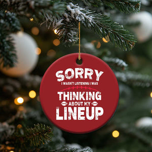 Funny Fantasy Football Player Christmas Ornament Commissioner Draft Party TS10 Print Your Wear