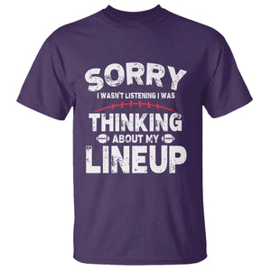 Funny Fantasy Football Player T Shirt Commissioner Draft Party TS10 Purple Print Your Wear