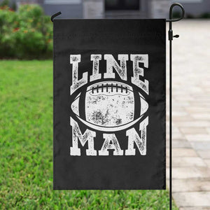 Football Linemen Garden Flag Vintage Offensive Lineman TS10 Print Your Wear