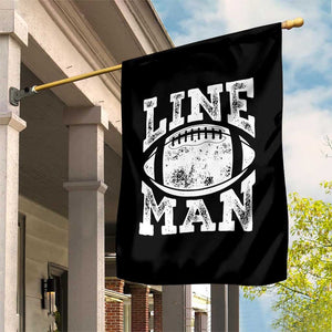Football Linemen Garden Flag Vintage Offensive Lineman TS10 Print Your Wear